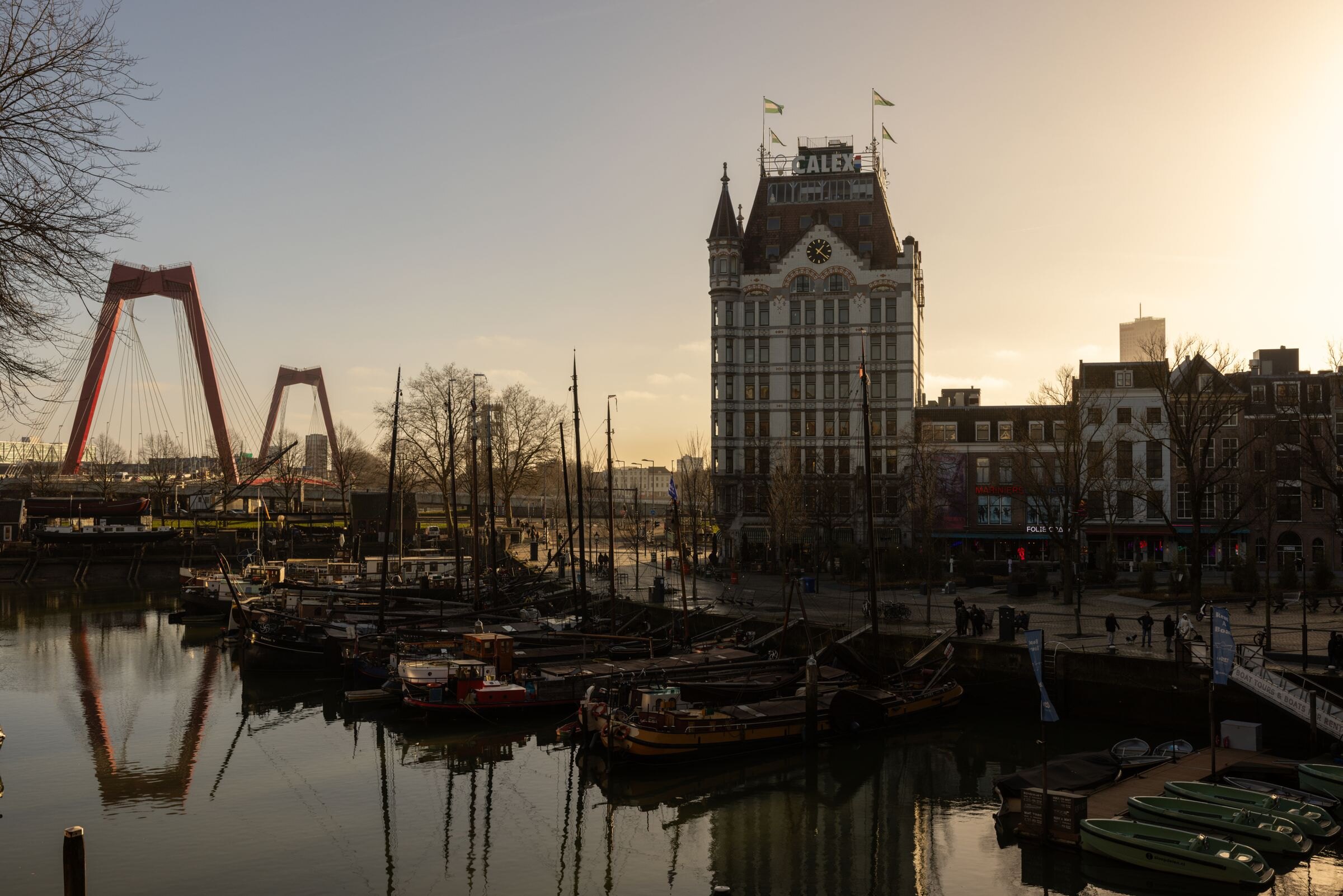Het Witte Huis en de Oude Haven in Rotterdam
